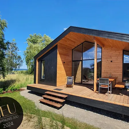 Werder -- Grosses Sonnendeck -- 150m I Sauna I Ekamin I Bis 8 Pers I Meerblick I By 