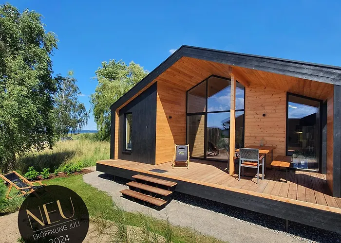 Werder -- Grosses Sonnendeck -- 150m I Sauna I Ekamin I Bis 8 Pers I Meerblick I By 