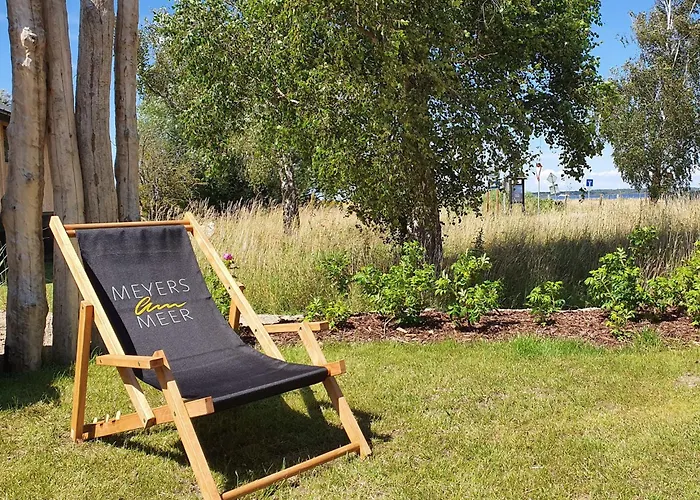 Werder -- Grosses Sonnendeck -- 150m I Sauna I Ekamin I Bis 8 Pers I Meerblick I By 